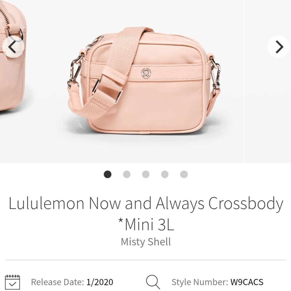 NWT Lululemin Now And Always Crossbody Bag